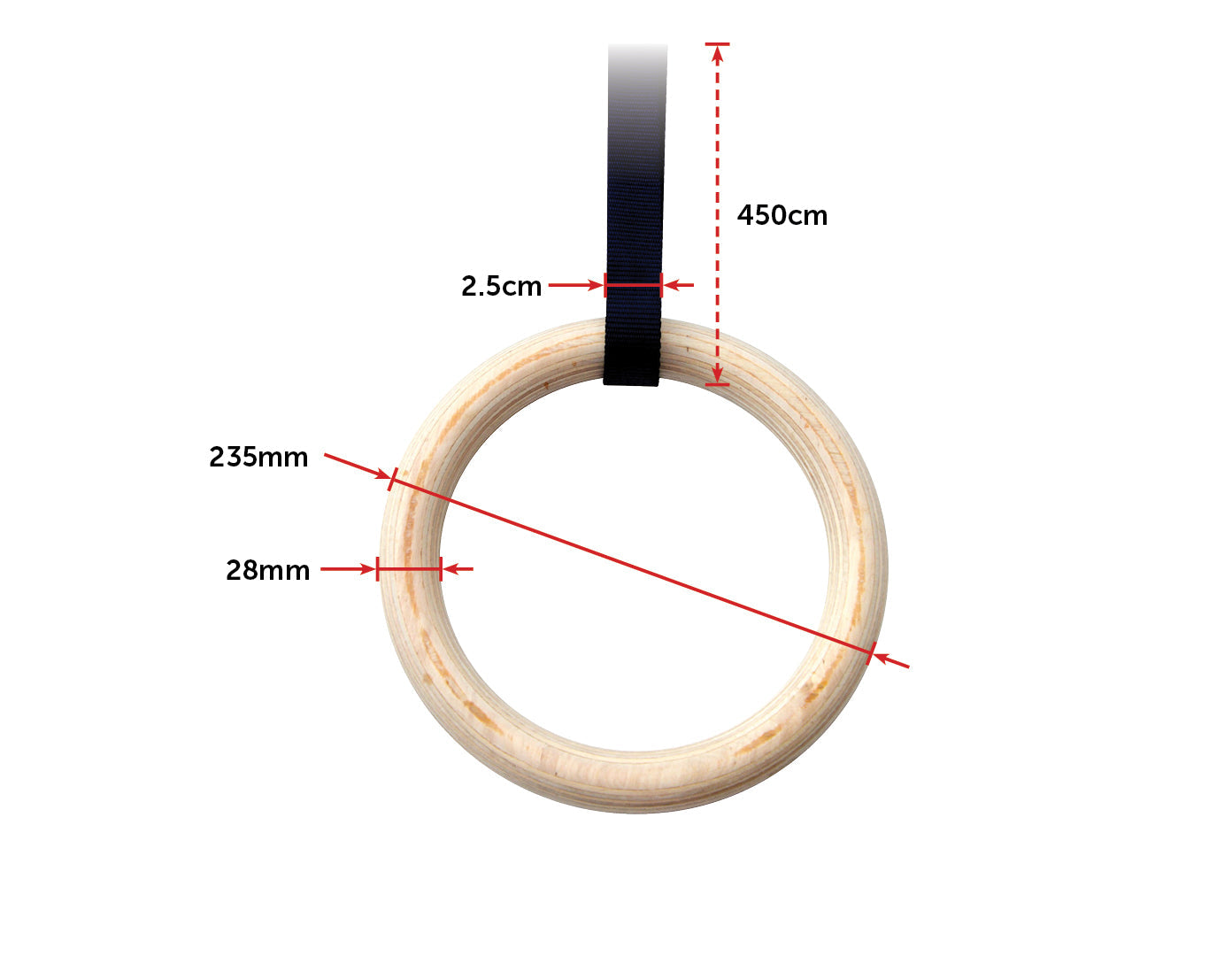 Gymnastic Rings Olympic Gym Strength Training