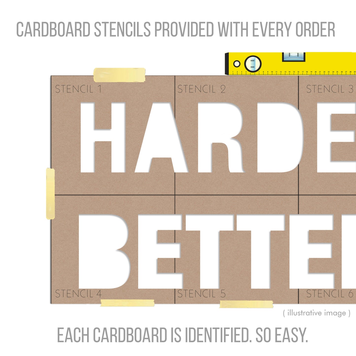Harder, Better, Faster 3D Gym Wall Decor